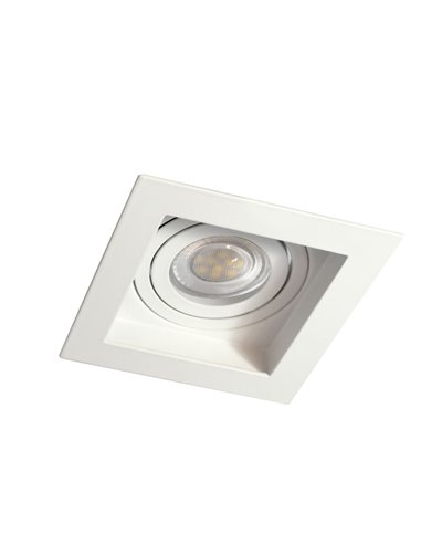 Empotrable Akrah cuadrado blanco