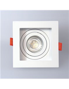 Empotrable Akrah cuadrado blanco 2