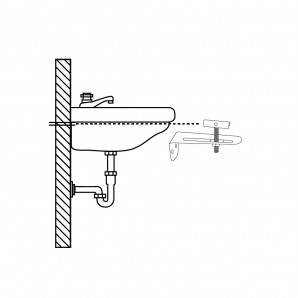 Conjunto Quadrados Sanitários Suporte para Pia 10 cm. (2... 2