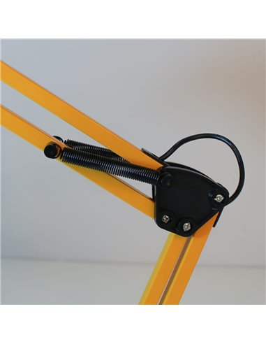 LED Articulado Flexo Pala Laranja 4W 350lm 3000ºK