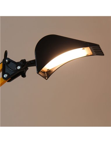 LED Articulado Flexo Pala Laranja 4W 350lm 3000ºK