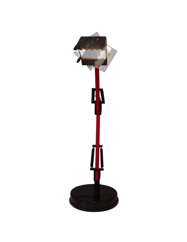 LED Articulado Flexo Pala Vermelho 4W 350lm 3000ºK