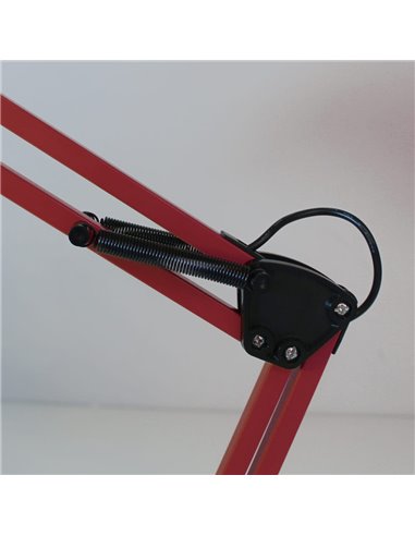 Flexo articulado LED Pala Rojo 4W 350lm 3000ºK