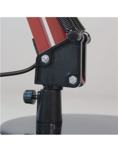 LED Articulado Flexo Pala Vermelho 4W 350lm 3000ºK