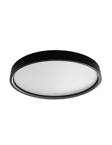 Plafon LED Aster Preto 30W 2400Lm 3000ºK