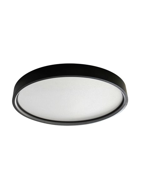 Plafon LED Aster Preto 30W 2400Lm 3000ºK