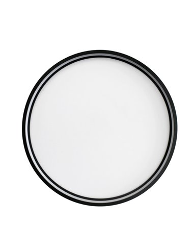 Plafon LED Aster Preto 30W 2400Lm 3000ºK