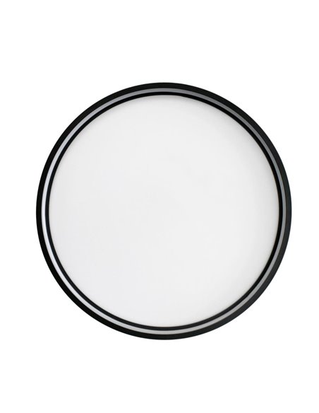 Plafon LED Aster Preto 30W 2400Lm 3000ºK