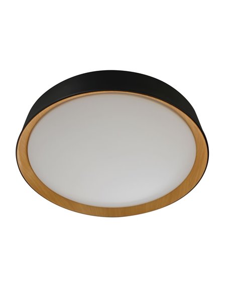 Plafón de techo LED Lea Negro 72W 3610Lm 3000ºK