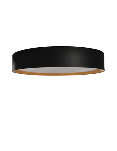 Plafón de techo LED Lea Negro 72W 3610Lm 3000ºK