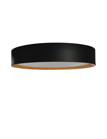 Plafón de techo LED Lea Negro 72W 3610Lm 3000ºK