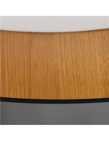 Plafón de techo LED Lea Negro 72W 3610Lm 3000ºK