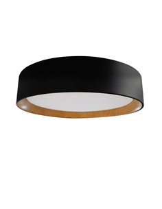 Plafón de techo LED Lea Negro 60W 3020Lm 3000ºK 2