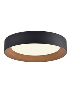 Plafón de techo LED Lili Negro 48W 2650Lm 3000K