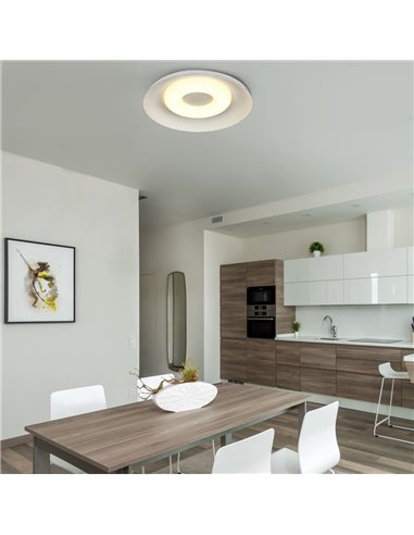 Plafon LED Branco Jara 36W 2120Lm 3000ºK