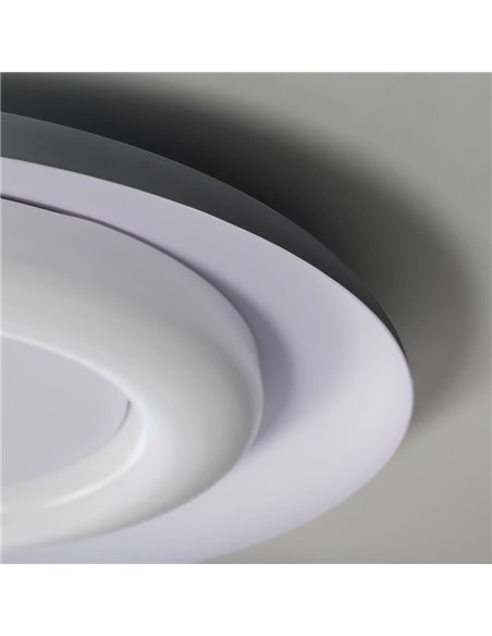 Plafón LED Jara Blanco+Gris 36W 2120Lm 3000ºK