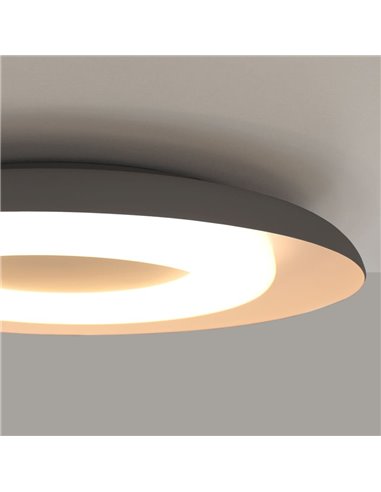 Plafón LED Jara Blanco+Gris 36W 2120Lm 3000ºK