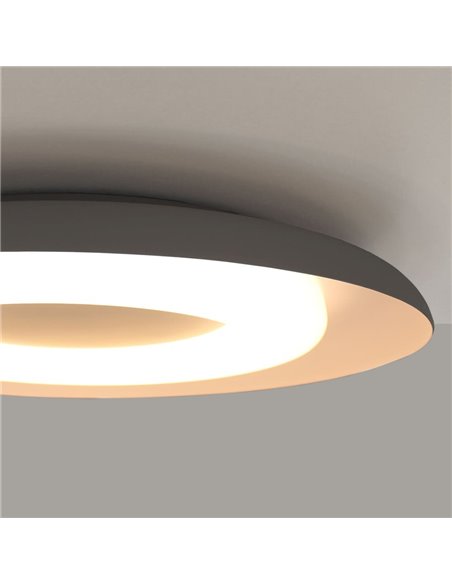 Plafón LED Jara Blanco+Gris 36W 2120Lm 3000ºK