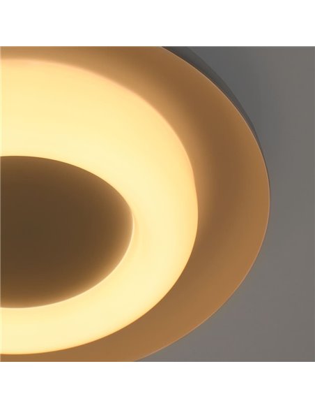 Plafón LED Jara Blanco+Gris 36W 2120Lm 3000ºK