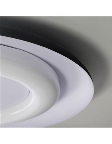 Plafón LED Jara Blanco+Negro 36W 2120Lm 3000ºK