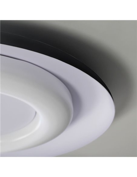 Plafón LED Jara Blanco+Negro 36W 2120Lm 3000ºK