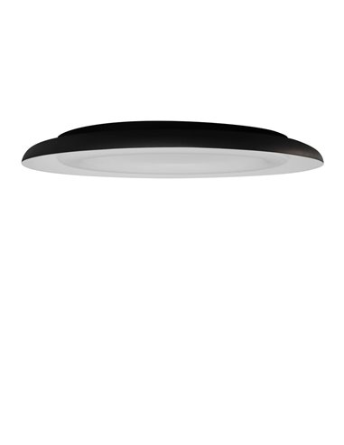 Plafon LED Jara Branco+Preto 48W 2120Lm 3000ºK