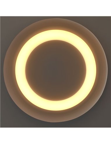 Plafon LED Jara Branco+Preto 48W 2120Lm 3000ºK