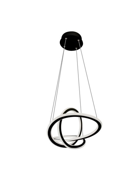 Lámpara de techo LED Dunia Negro 53W 4600 Lm 3CCT
