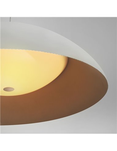 Lámpara colgante LED Mirta Blanco 60W 2500Lm 3000ºK