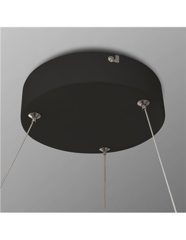 Lámpara colgante LED Lyn Gris 30W 2300Lm 3CCT