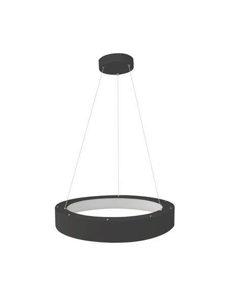 Lámpara colgante LED Lyn Gris 55 40W 2800Lm 3CCT