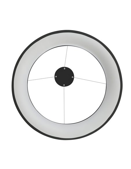 Lámpara de techo LED Lyn Gris 60 40W 2800Lm 3CCT