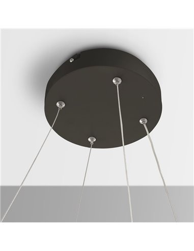 Lámpara de techo LED Lyn Gris 60 40W 2800Lm 3CCT