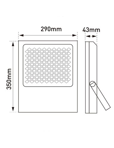 Projetor LED solar Bee IP66 300W 6000ºK