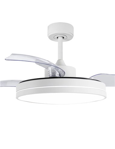 Ventilador LED con aspas plegables Anayet 36W 3200 Lm CCT