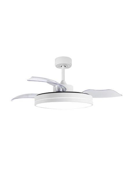 Ventilador LED con aspas plegables Anayet 36W 3200 Lm CCT