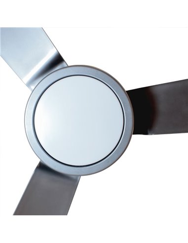Ventilador DC Cimio  LED  22W 3CCT Acero Titano Fácil instalación