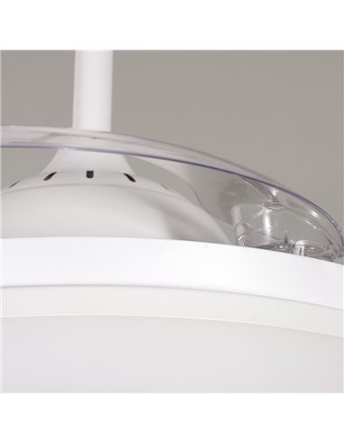 Ventilador LED de lâminas retráteis Vera 35W