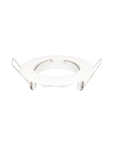 Aro fijo redondo empotrable Chandur Blanco
