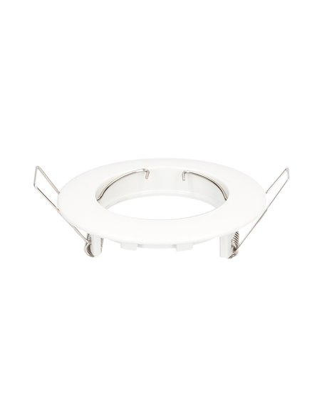 Aro fijo redondo empotrable Chandur Blanco