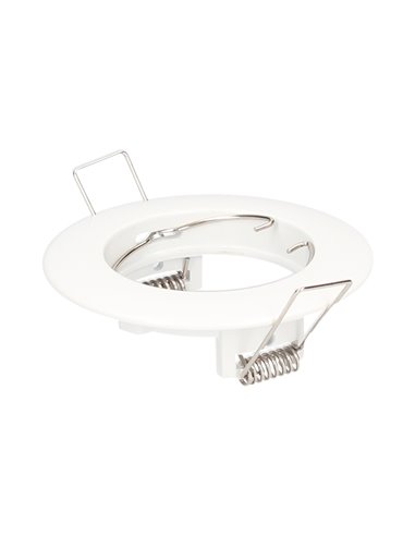 Aro fijo redondo empotrable Chandur Blanco