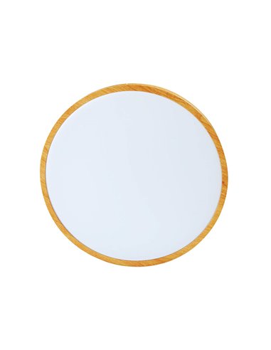 Plafón techo LED Andra redondo 30W 3000K a 6500K regulable Efecto madera
