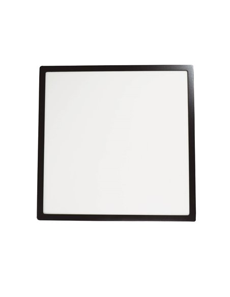 Plafón techo LED Andra cuadrado 30W 3000K a 6500K regulable Negro