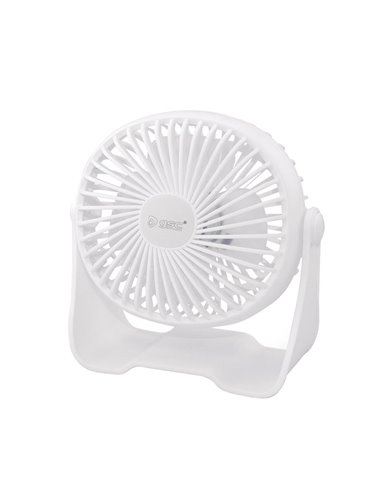 Mini ventilador de mesa USB 3W branco