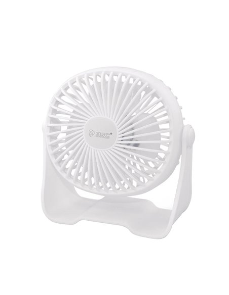 Mini ventilador de mesa USB 3W branco