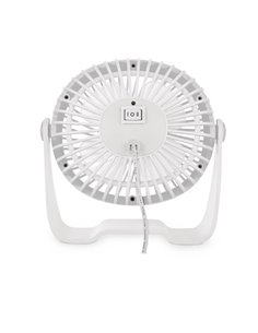 Mini ventilador sobremesa USB 3W Blanco 2