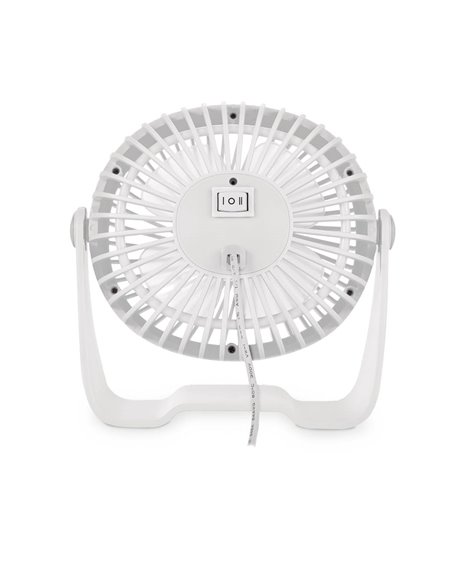 Mini ventilador sobremesa USB 3W Blanco