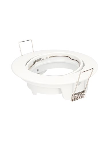 Aro basculante redondo empotrable Chandur Blanco