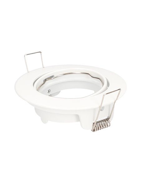 Aro basculante redondo empotrable Chandur Blanco