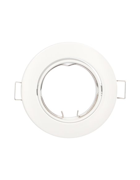 Aro basculante redondo empotrable Chandur Blanco